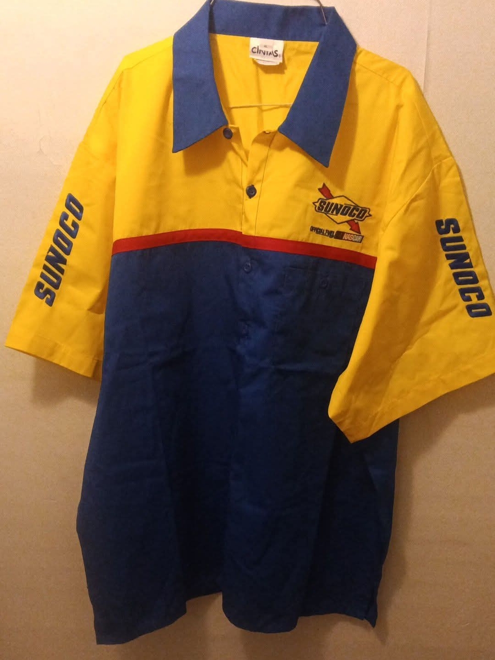 Menβs Yellow & Blue Racing Shirt